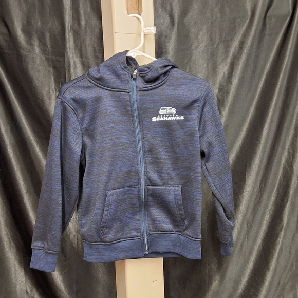 NFL Other - Seattle Seahawk NFL Blue Full-Zip Hoodie with Logo